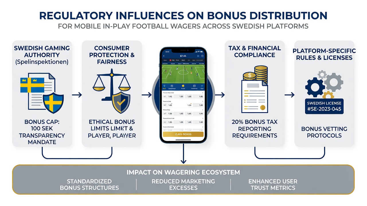 Regulatory compliance dashboard displaying bonus distribution metrics for Swedish gambling operators